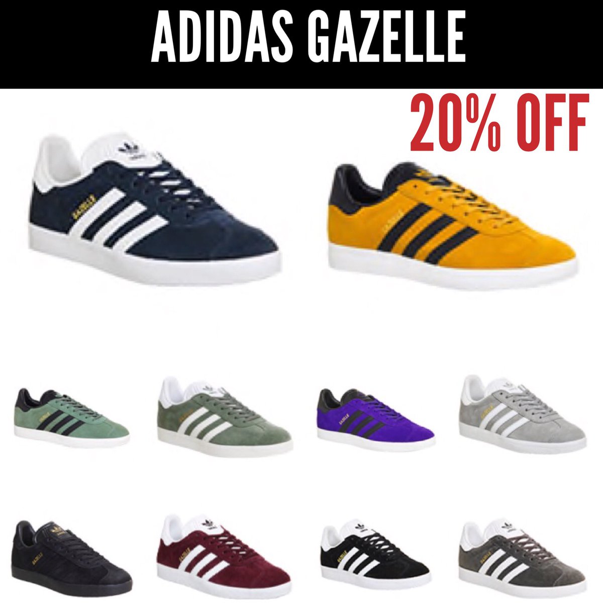 adidas gazelle discount code